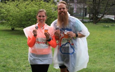 Familie Daniel beim Linz Halbmarathon